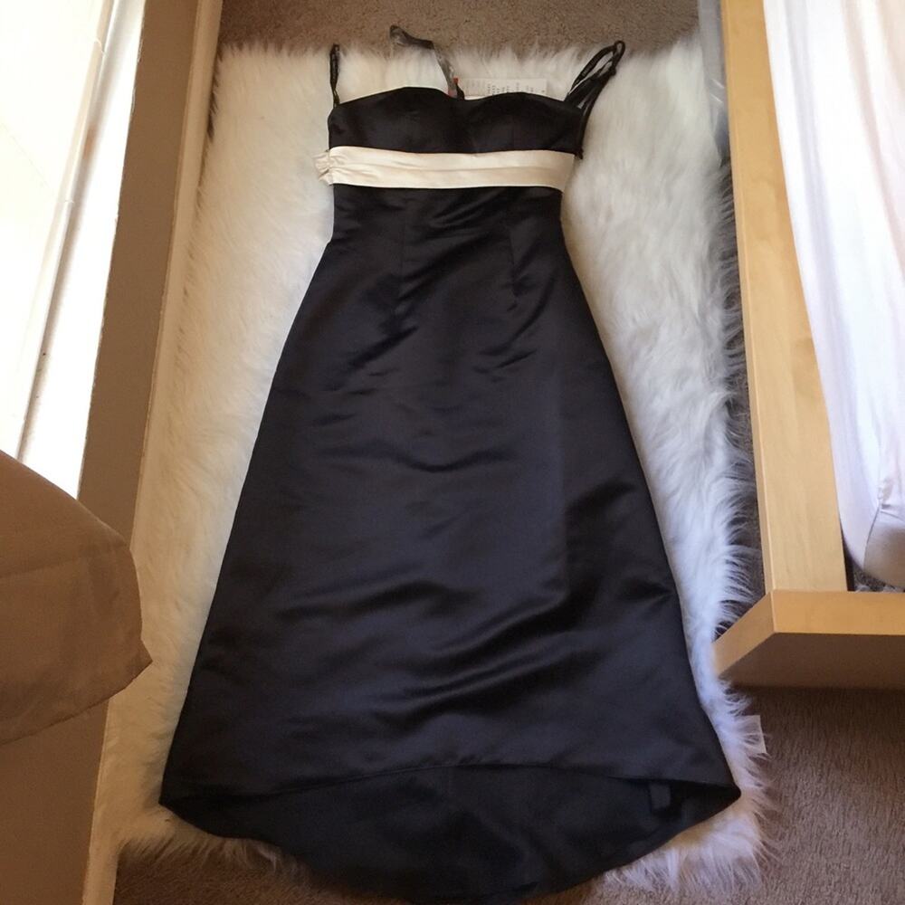 NWT Bill Levkoff Classics Satin Cocktail Gown-MA5 - Picture 4 of 8